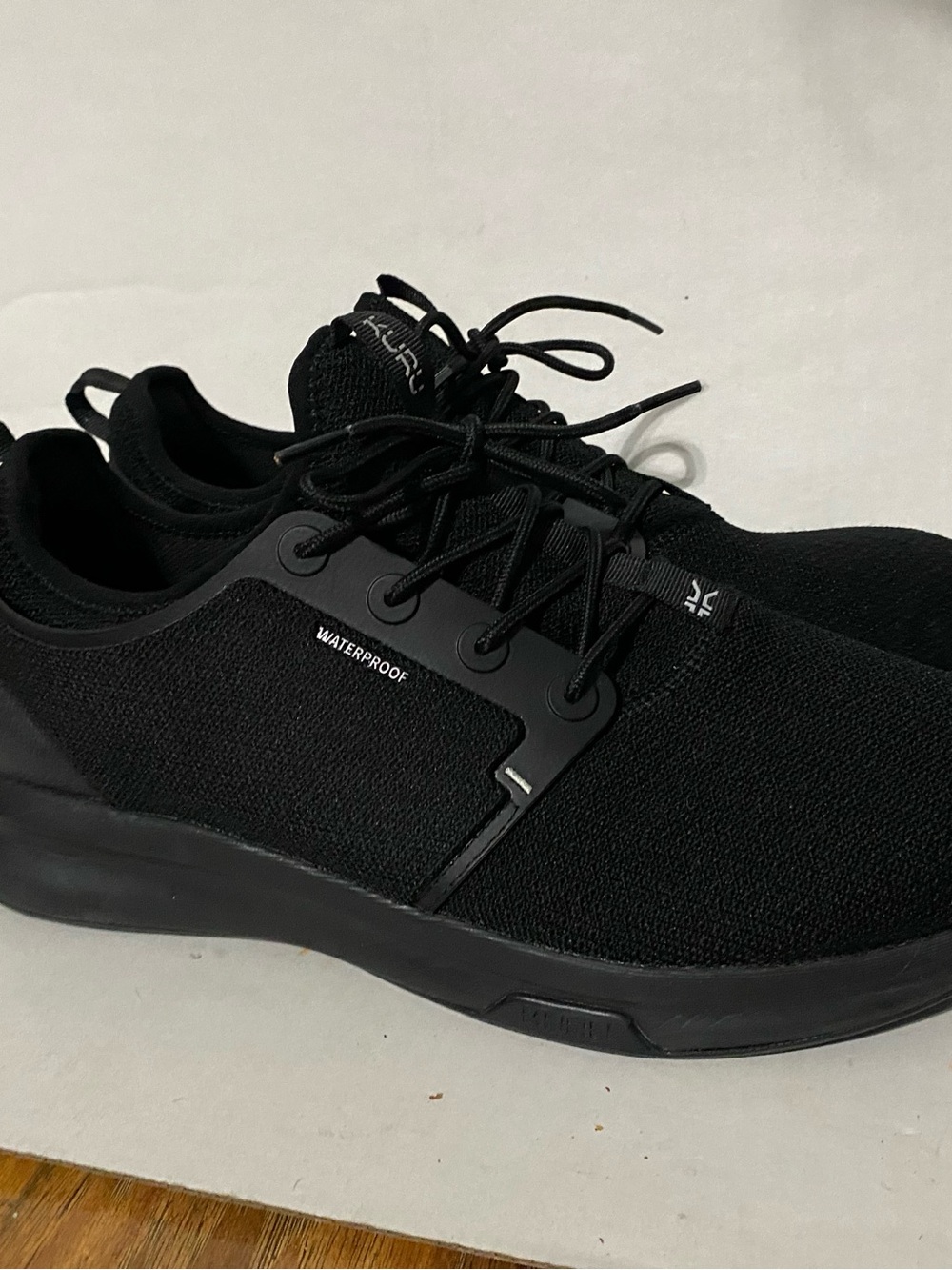 KURU Atom Men's Black Athletic Waterproof Sneakers